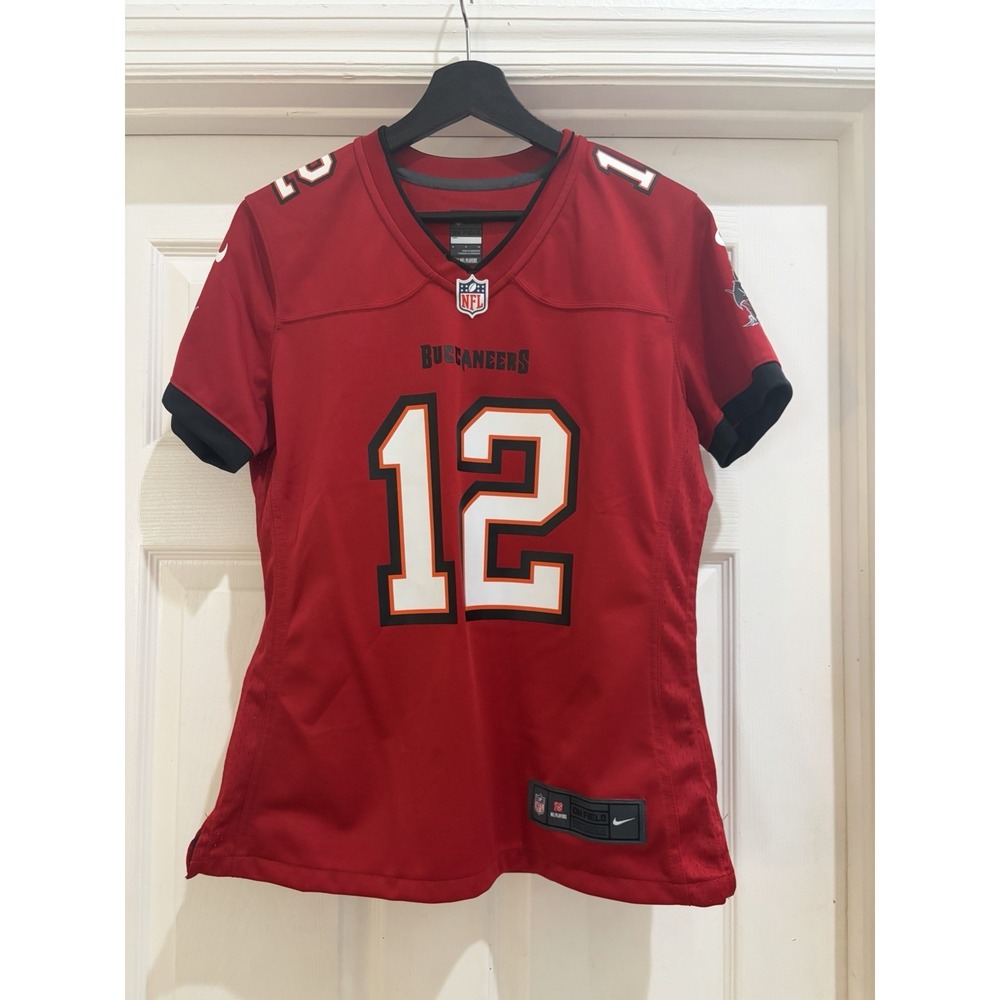 Tom Brady Tampa Bay Buccaneers Nike On Field Jersey Red Size Medium #12